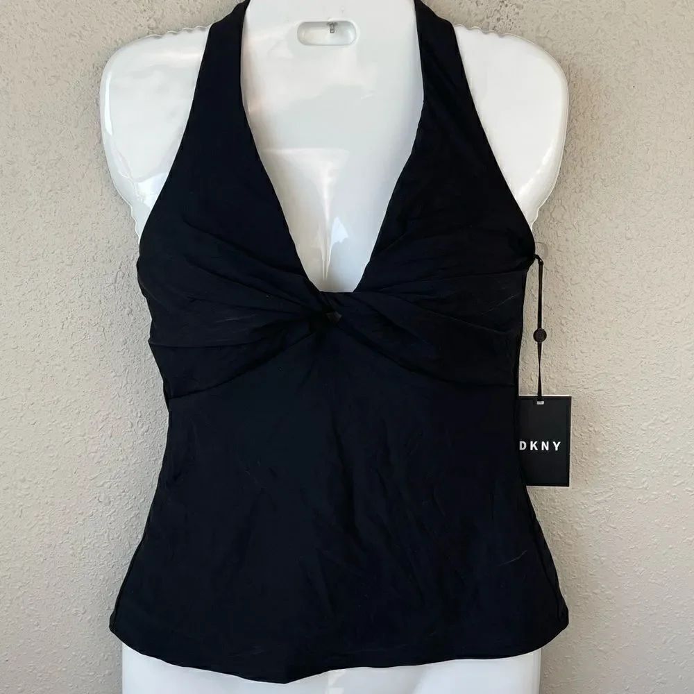 NWT DKNY Tankini Top Size XS